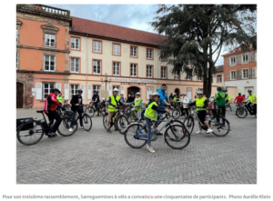 Lire la suite à propos de l’article Le Républicain Lorrain 02/10/2023 : Sarreguemines à vélo rassemble une cinquantaine de cyclistes