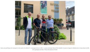 Lire la suite à propos de l’article Le républicain Lorrain 15/09/2022 : Le collectif « Sarreguemines à vélo » teste la cyclabilité de la ville