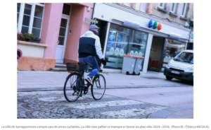 Lire la suite à propos de l’article Le républicain Lorrain 24/05/2023 : Une étude pour développer la pratique du vélo à Sarreguemines