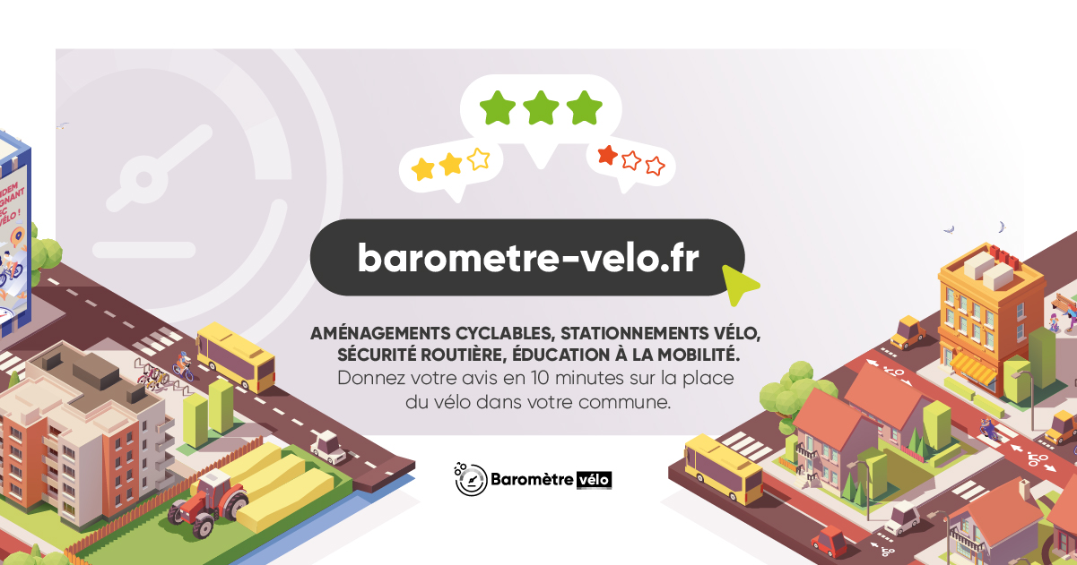 You are currently viewing Baromètre Vélo 2025 : Donnez votre avis et faites bouger les choses ! 🚲